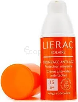 LIERAC SOLAIRE BRONZAGE ANTI-AGE SPF15 50ML