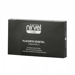 NIRVEL TRAITEMENT PLACENTA VEGETAL AMPOULES FORTIFIANTES ANTI-CHUTE 10*10ML + SHAMPOOING 250ML