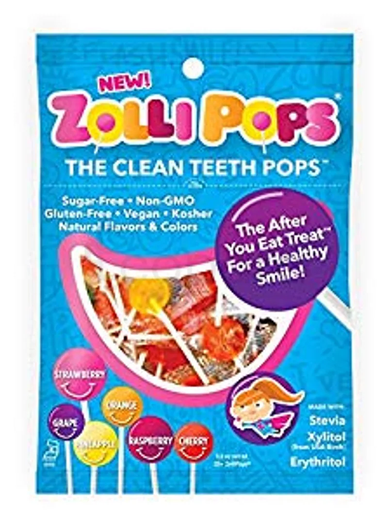 ZOLLIPOPS CANDIES THE CLEAN ANTI CAVITY BOITE DE 25