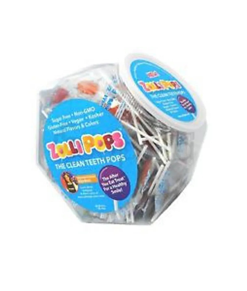 ZOLLIDROPS BONBONS THE CLEAN TEETH POPS ANTI-CAVITY / UNITE