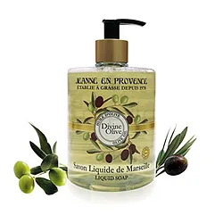JEANNE EN PROVENCE DIVINE OLIVE LIQUID SOAP SAVON LIQUIDE 500ML