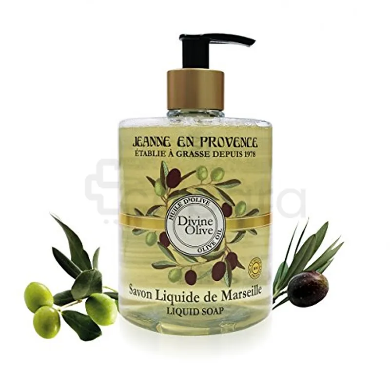 JEANNE EN PROVENCE DIVINE OLIVE LIQUID SOAP SAVON LIQUIDE 500ML