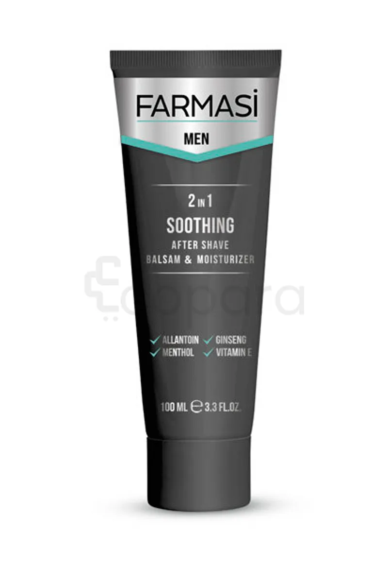 FARMASI MEN 2IN1 SOOTHING AFTER SHAVE BALSAM AND MOISTURIZER 100ML