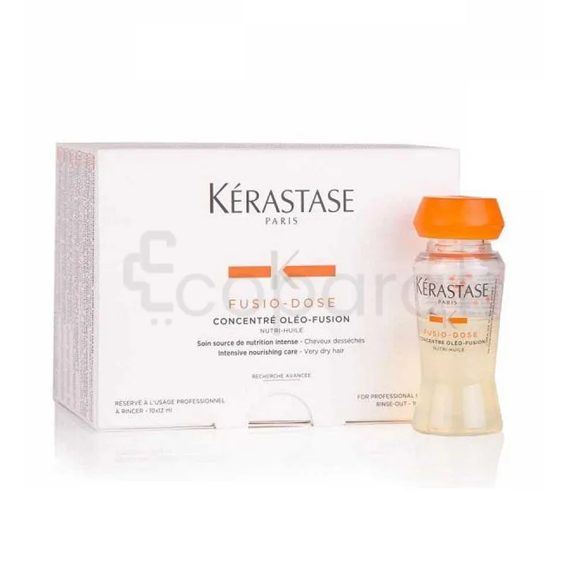 KERASTASE FUSIO-DOSE CONCENTRE OLEO-FUSION BOITE DE 10 AMPOULES DE 12ML