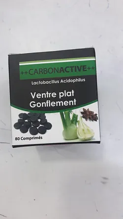 NATURAL SPRINT CARBONACTIVE BOITE DE 80 COMPRIMES
