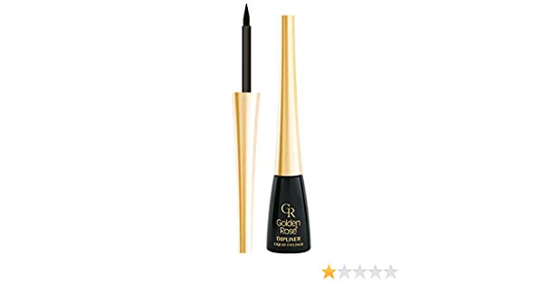 GOLDEN ROSE LIQUID EYELINER DIPLINER MATTE BLACK REFERENCE GRDNOIR