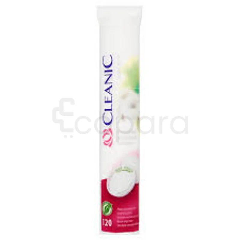 CLEANIC DISQUES DEMAQUILLANTS BOITE DE 120