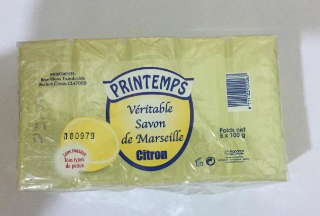 PRINTEMPS VERITABLE SAVON DE MARSEILLE 5*100G