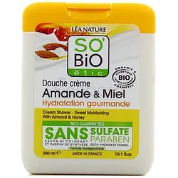 SO'BIO ETIC DOUCHE CREME AMANDE ET MIEL 300ML