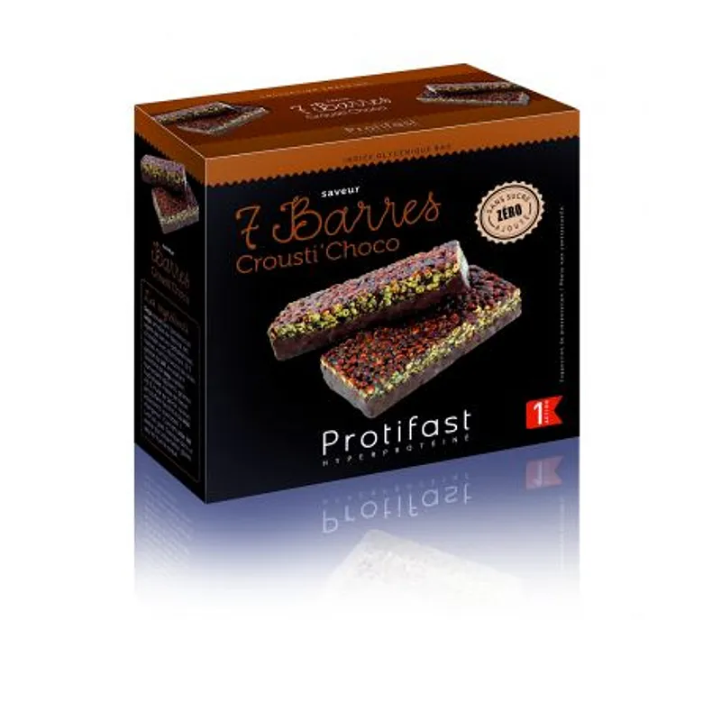 PROTIFAST CROUSTI NOIX DE COCO BOITE DE 7 BARRES