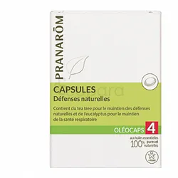 PRANAROM OLEOCAPS 4 DÉFENSES NATURELLES BOITE DE 30 CAPSULES
