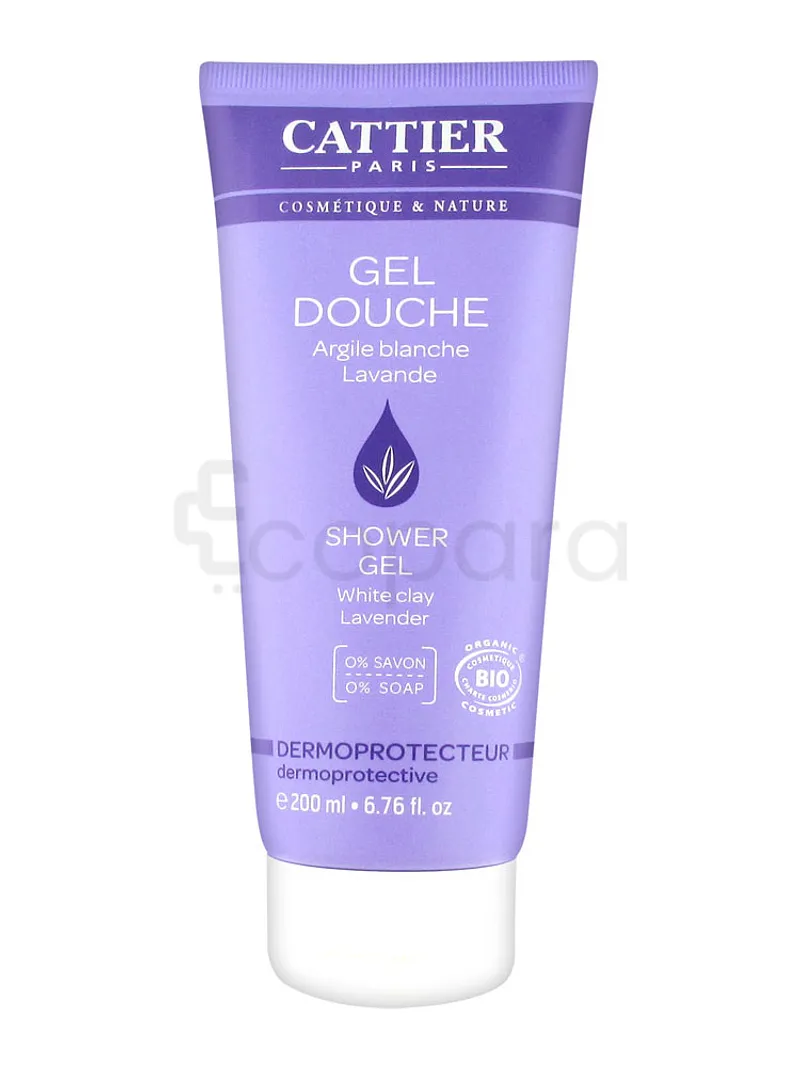 CATTIER GEL DOUCHE ARGILE LAVANDE 200ML