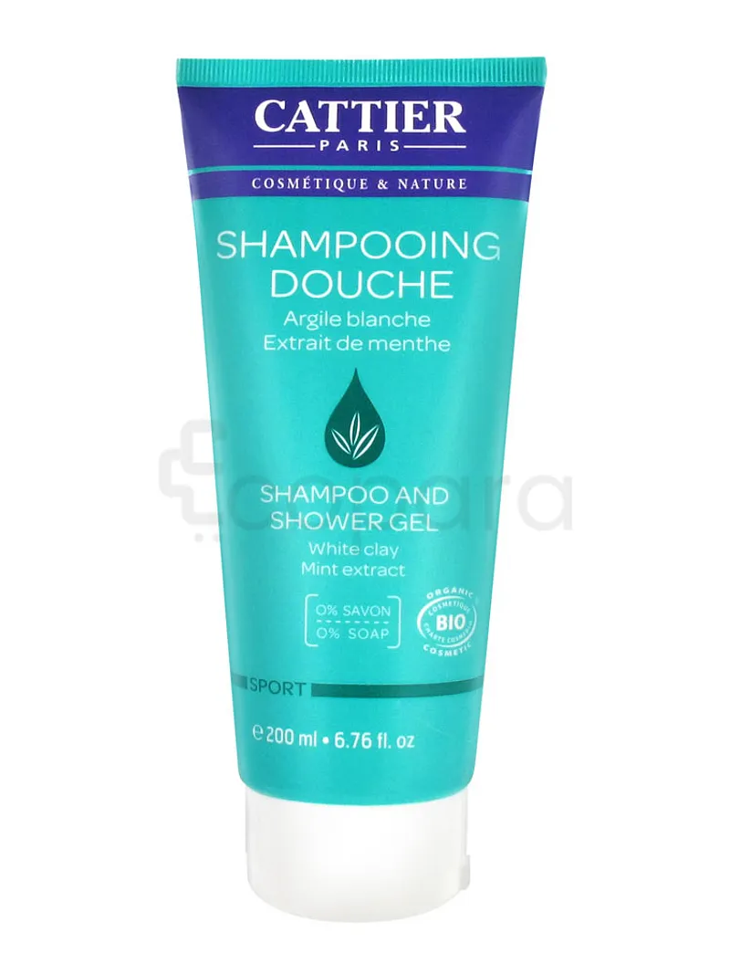 CATTIER SHAMPOOING DOUCHE ARGILE BLANCHE ET MENTHE 250ML