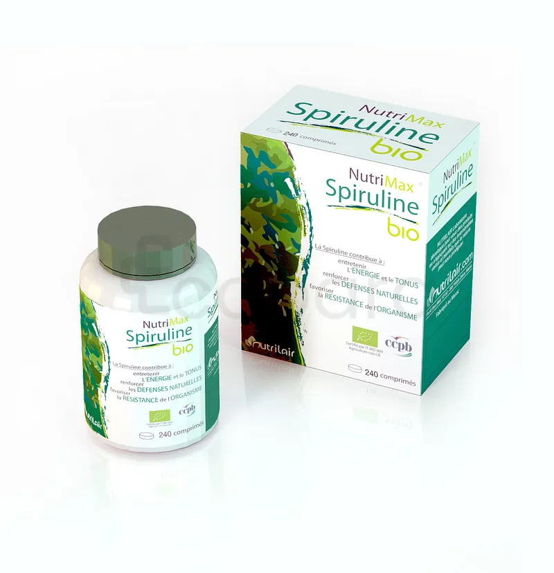 NUTRIMAX SPIRULINE BIO 120G BOITE DE 240 COMPRIMES