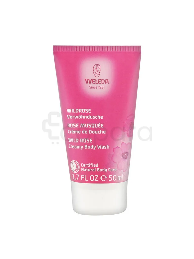 WELEDA MINI CREME DE DOUCHE ROSE MUSQUEE 50ML