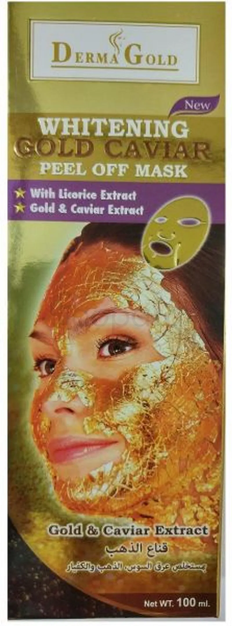 DERMA GOLD WHITENING GOLD CAVIAR PEEL OFF MASK 100ML