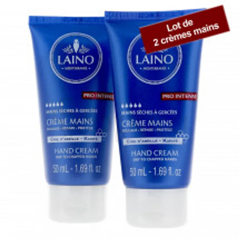 LAINO CREME MAINS PRO INTENSE LOT DE 2*50ML