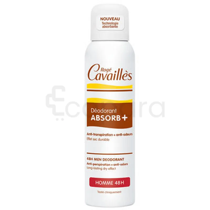 ROGE CAVAILLES DEODORANT ABSORB+ SOIN INVISIBLE SPRAY HOMME 150ML