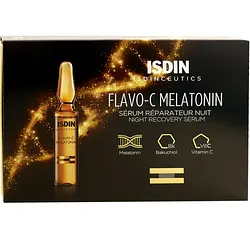 ISDIN FLAVO-C METATONINE SERUM REPARATEUR NUIT BOITE DE 10 AMPOULES