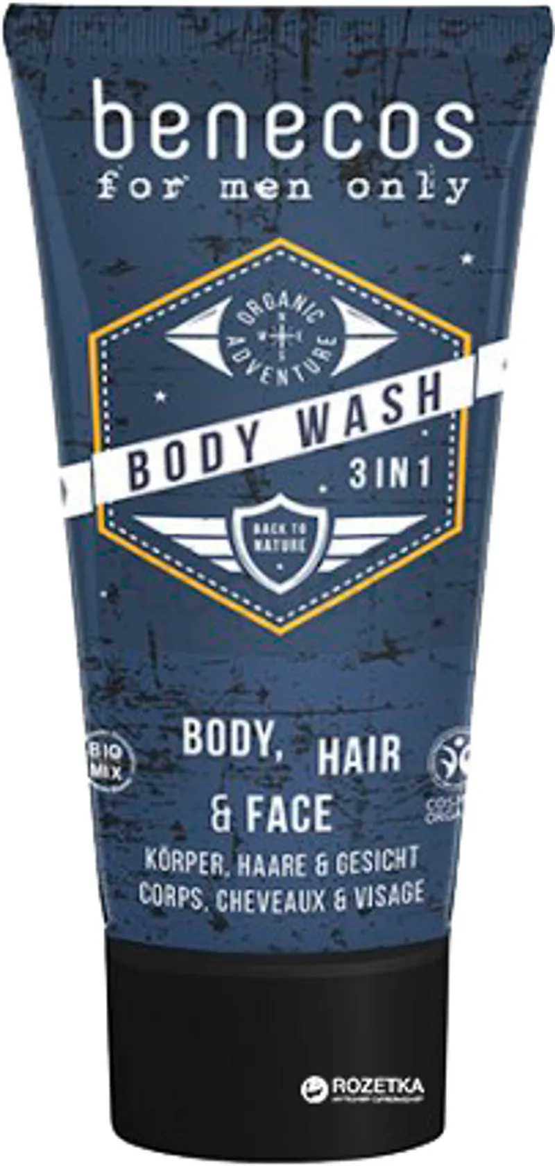 BENECOS FOR MEN BODY HAIR FACE 3EN1 200ML
