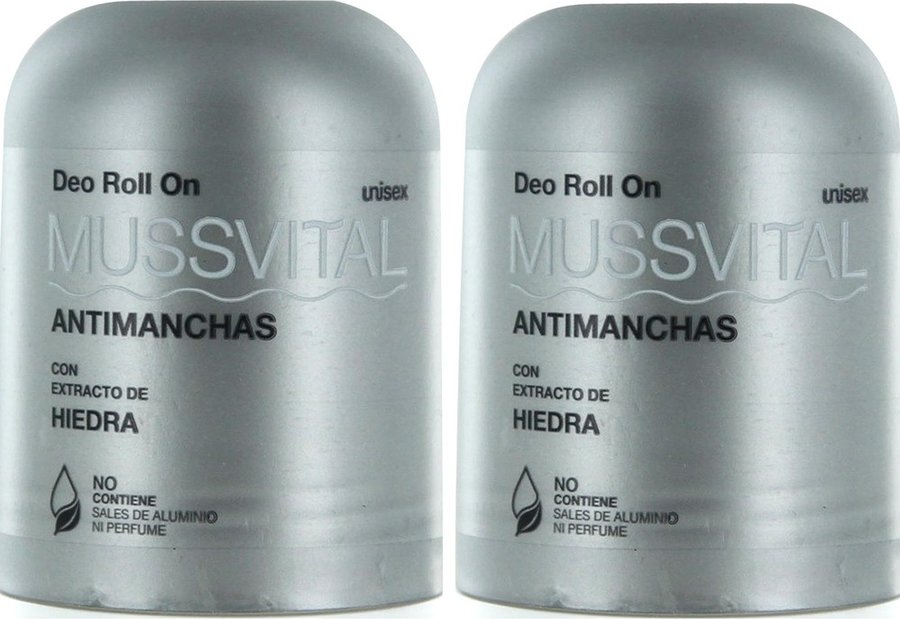 MUSSVITAL DEODORANT ROLL-ON 75ML ANTIMANCHAS