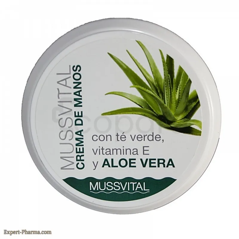 MUSSVITAL CREME POUR LES MAINS AU THE VERT ET ALEO 200ML