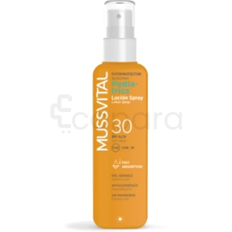 MUSSVITAL PHOTOPROTECTEUR PEDIATRIQUE SPRAY SPF30+ 200ML