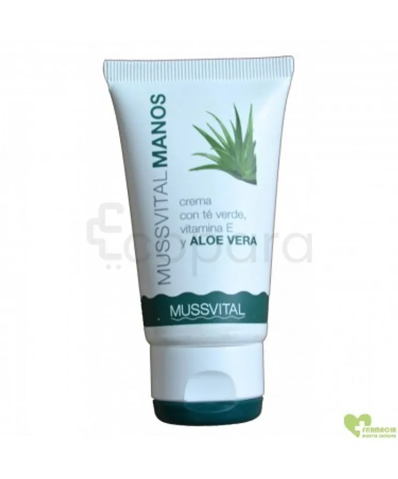 MUSSVITAL CREME POUR MAINS ALOE VERA THE VERT 50ML