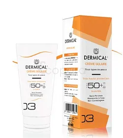 DERMICAL CREME SOLAIRE INVISIBLE SPF50+ 50ML