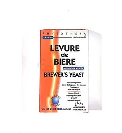 LEVURE DE BIERE PHYTOTHERA BOITE DE 60 GELULES