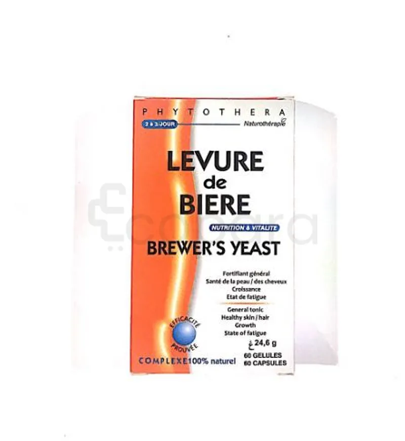LEVURE DE BIERE PHYTOTHERA BOITE DE 60 GELULES