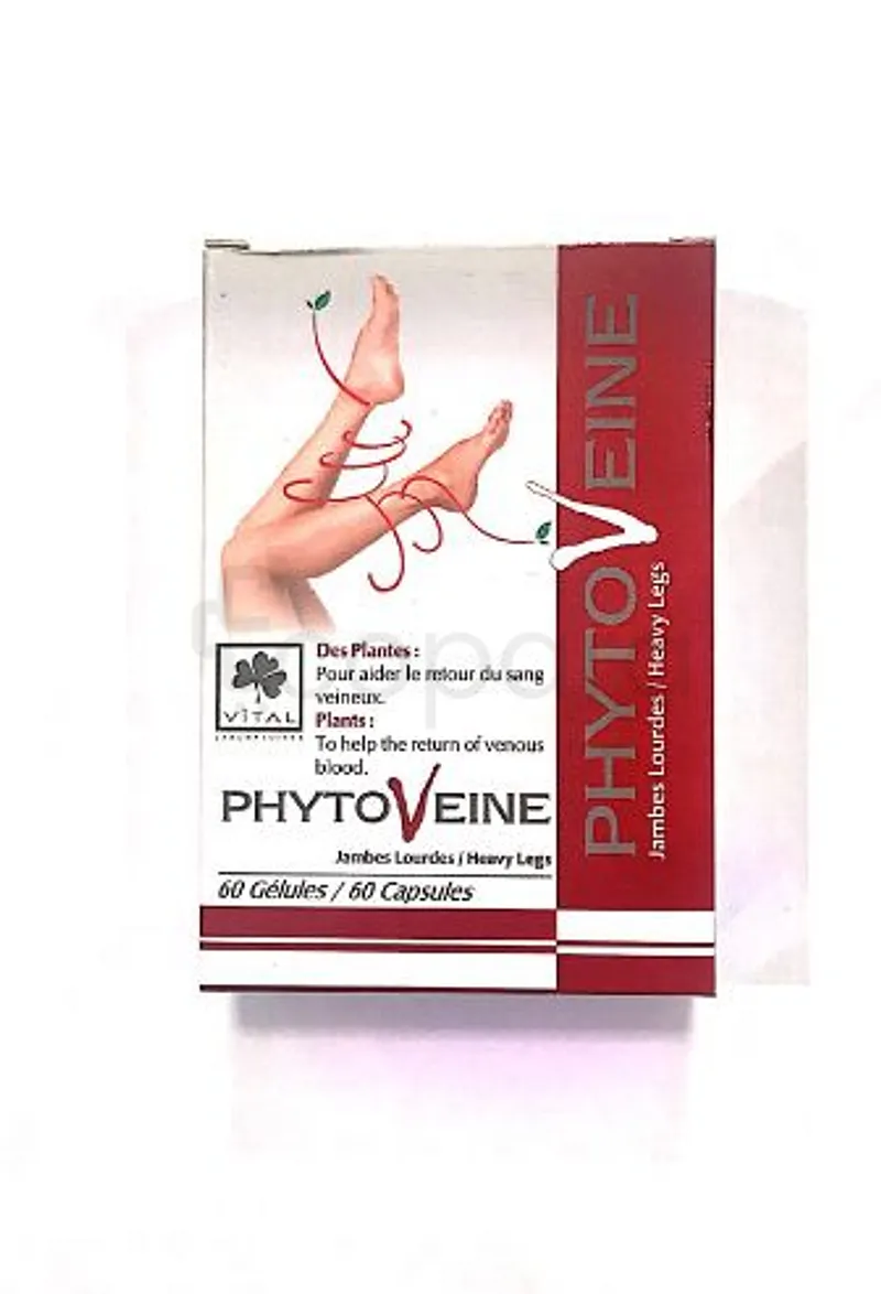 PHYTOVEINE JAMBES LOURDES BOITE DE 60 GELULES