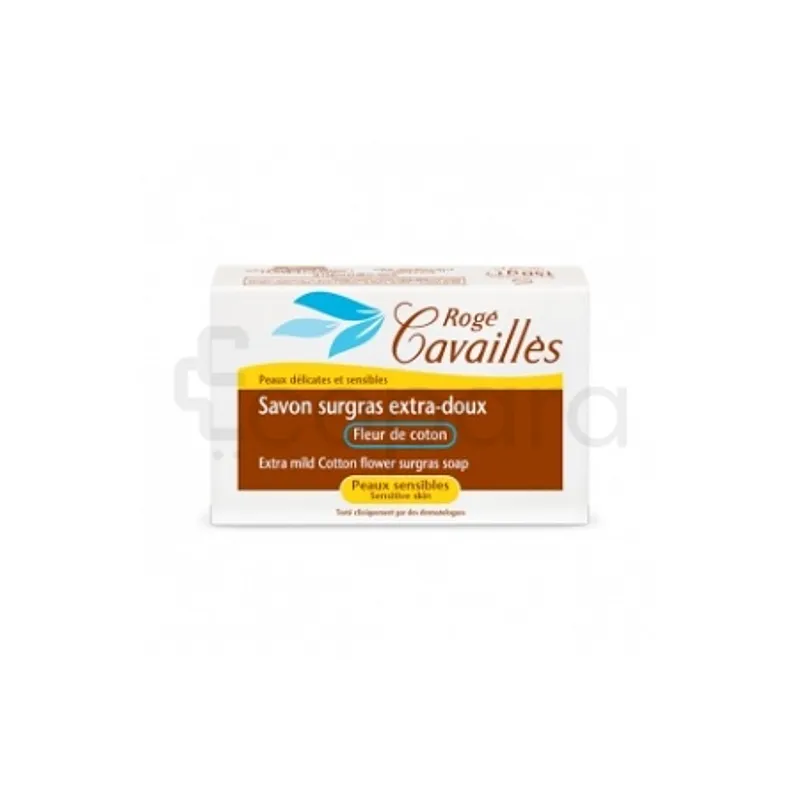 ROGE CAVAILLES SAVON SURGRAS EXTRA DOUX FLEUR DE COTON 150G*3
