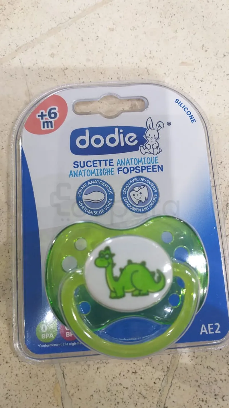 DODIE SUCETTE ANATOMIQUE +6MOIS REFERENCE AE2