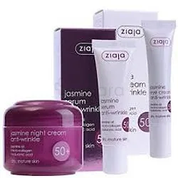 ZIAJA PACK JASMINE ANTI-RIDES 50+ CRÈME DE JOUR 50ML + CRÈME DE NUIT 50ML + EAU MICELLAIRE 200ML
