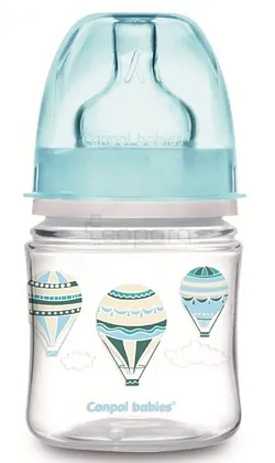 CANPOL BABIES BIBERON ANTI-COLIQUE BLEU CIEL 120ML REFERENCE 35/224