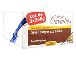 ROGE CAVAILLES SAVON SURGRAS EXTRA DOUX PEAUX SENSIBLES LOT DE 250G*3