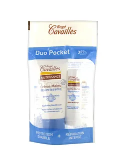 ROGE CAVAILLES NUTRISSANCE DUO POCKET CREME MAINS + BAUME LEVRES 5.5ML