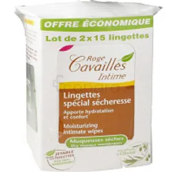 ROGE CAVAILLES LINGETTES SPECIAL SECHERESSE 2*15 INTIMES MUQEUSES