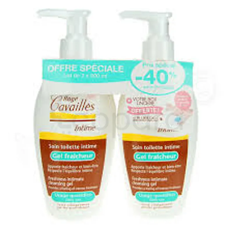 ROGE CAVAILLES SOIN TOILETTE GEL FRAICHEUR LOT DE 2*200ML