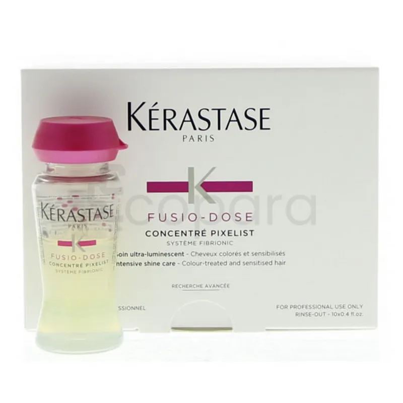 KERASTASE FUSIO-DOSE CONCENTRE PIXELIST BOITE DE 10 AMPOULES DE 12ML