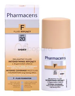 PHARMACERIS F FOND DE TEINT FLUIDE SPF20 NUMERO 01 IVOIRE