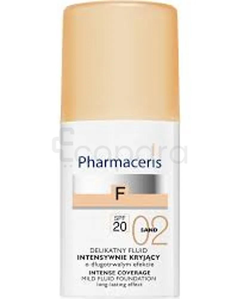 PHARMACERIS F FOND DE TEINT FLUIDE SPF20 NUMERO 02 SAND