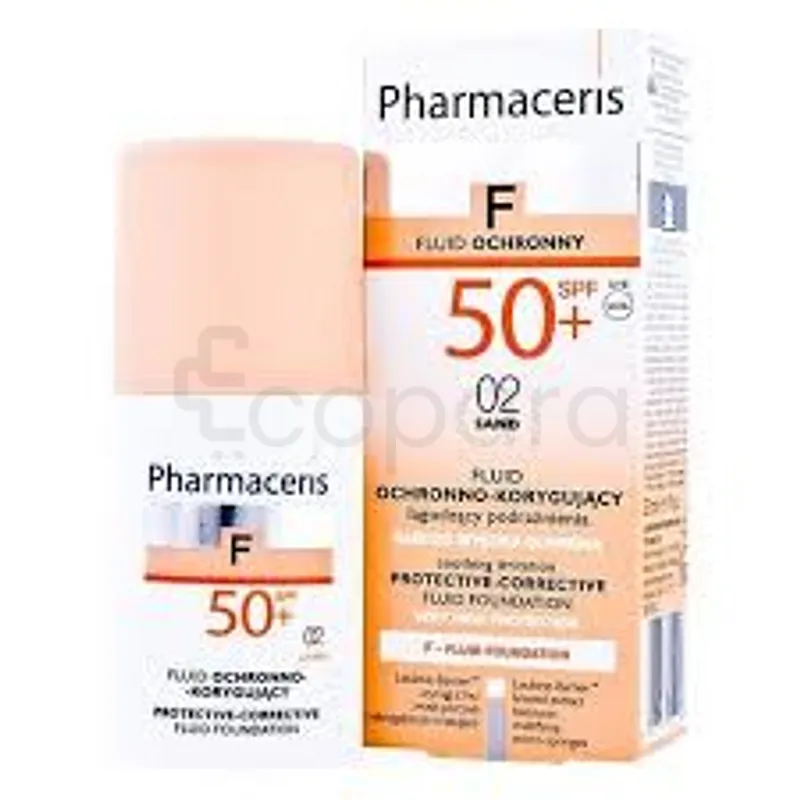 PHARMACERIS F FOND DE TEINT FLUIDE SPF50 NUMERO 02 SAND
