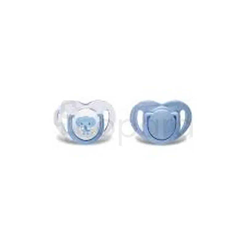 MAMAJOO SUCETTES SILICONE ORTHODONTIQUE ELEPHANT + BLUE +6MOIS REFERENCE MMJ3046