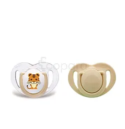 MAMAJOO SUCETTE SILICONE ORTHODONTIQUE TIGER + ECRU +6MOIS REFERENCE MMJ3060