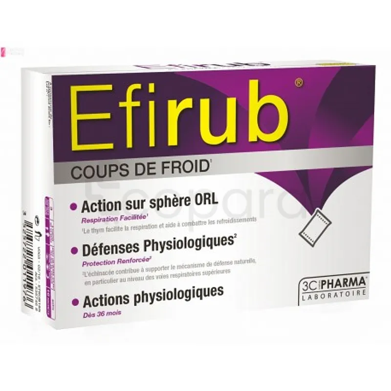 EFIRUB COUPS DE FROID BOITE DE 8 SACHETS