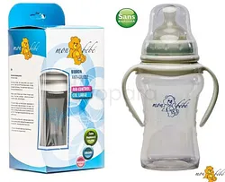 MON BEBE BIBERON ANTI-COLIQUE AVEC POIGNEE 270ML REFERENCE MBB-03