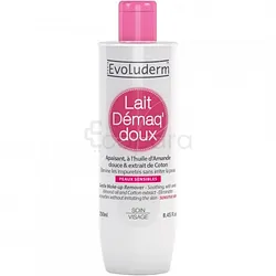 EVOLUDERM LAIT DEMAQUILLANT DOUX PEAUX SENSIBLES 250ML