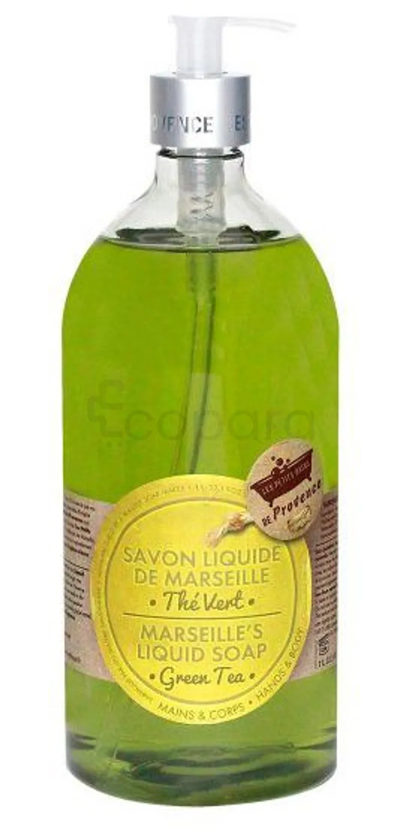 LES PETITS BAINS DE PROVENCE SAVON LIQUIDE DE MARSEILLE THE VERT 1L